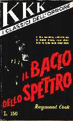 copertina di Il bacio dello spettro