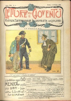 copertina di Letture per la Gioventù e per la Famiglia a. VIII-n. 5