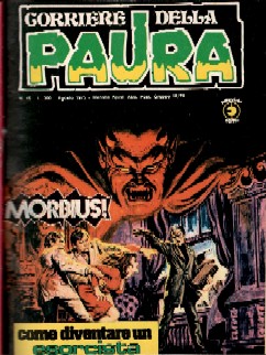 copertina di Corriere della Paura presenta