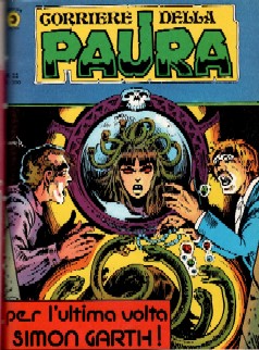 copertina di Corriere della Paura presenta