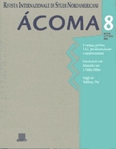 copertina di Ácoma, rivista internazionale di studi nordamericani 8